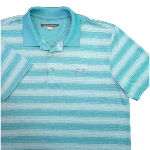Greg Norman Other - Greg Norman Golf Shirt Play Dry Performance Size Large Teal Blue